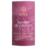 Château Ksara Réserve du Couvent Vallée de la Bekaa - Vin rouge du Liban 2022
