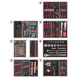 Servante d'atelier - Equipée - 7 tiroirs - KS Tools - 823.7337F - Noir - Equipée de 337 outils - Servante one by one