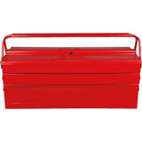 Caisse a outils métallique - KS Tools 999.0125 - 5 compartiments - Rouge