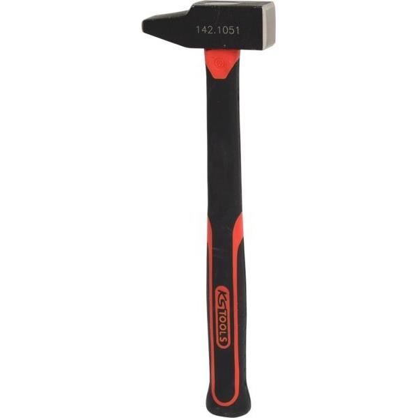 Marteau rivoir - KS Tools - Manche tri-matiere - Tete 400 g - Acier haute résistance