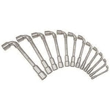 Clés a pipe - KS TOOLS - 517.0441 - Boite de 16 clés a pipe débouchées métriques - Clés 6 pans - De 8 a 24 mm