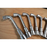 Clés a pipe - KS TOOLS - 517.0442 - Boite de 12 clés a pipe débouchées métriques - 6 pans - De 7 a 24 mm