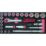 Module - KS TOOLS - 713.1024 - Module de douilles et accessoires Ultimate - 1/2 - 24 pieces