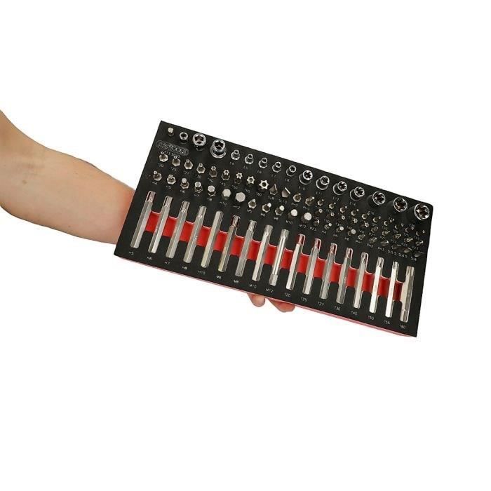Module - KS TOOLS - 713.5010 - Module d'embouts de vissage et douilles Torx - 88 pieces