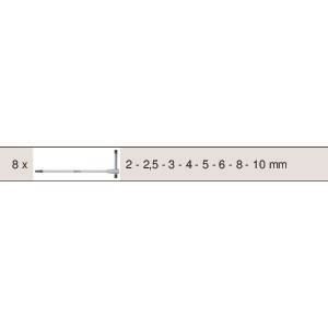 Module - KS TOOLS - 713.5017 - Module de clés mâles 6 pans - Poignée en T - Pour servantes et établis