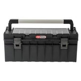 Caisse a outils - KS TOOLS - 850.0383 - 650x270x272mm - Poignée amovible - PVC noir