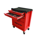 Servante - Equipée - 5 tiroirs - KS Tools- 855.5184 - Rouge - 184 outils - Charge admise 350 kg