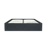 ECLIPSE Lit coffre adulte 140 x 190 cm - Simili Noir