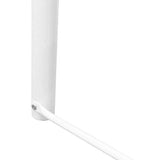 Lit mezzanine en métal - ELIOT - Blanc - 140 x 200 cm - Sommier inclus