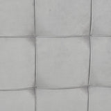 Lit coffre adulte ELIZA 140 x 190 cm - Sommier inclus - Gris foncé