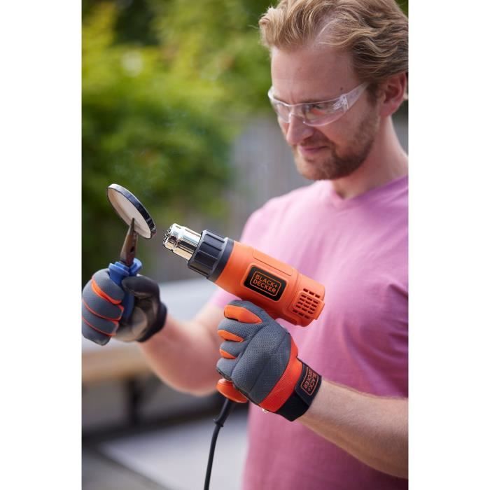 Décapeur thermique filaire - BLACK+DECKER - KX1650-QS - 1750W - 600°C max - 2 débit d'airs