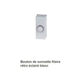 Bouton de sonnette - KYF - Filaire - Rétro éclairé