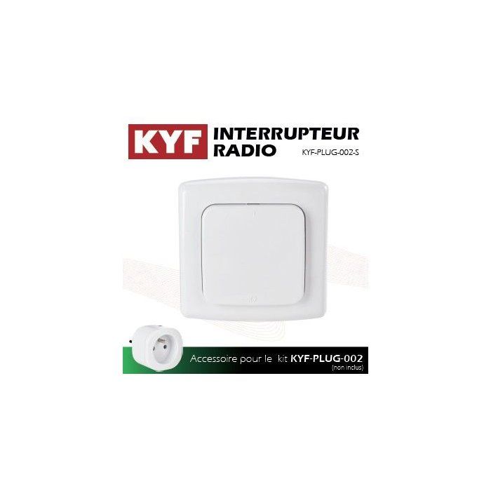 Interrupteur intérieur - KYF - Pour prise KYF - PLUG - 001 et KYF - PLUG - 003