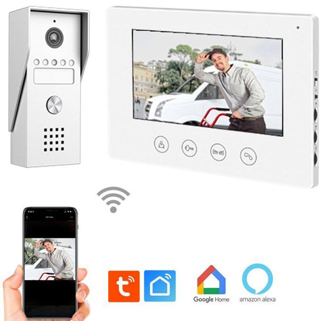 Portier Vidéo - KYF - Filaire - Connecté Wifi - Ecran tactile 7'' - 2 fils