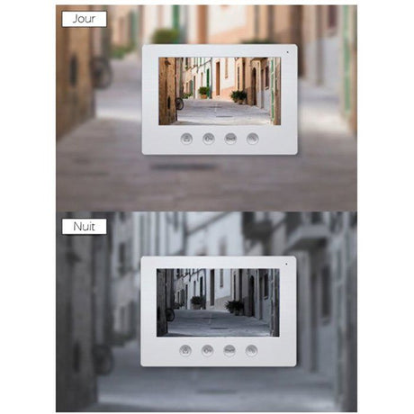 Portier Vidéo - KYF - Filaire - Connecté Wifi - Ecran tactile 7'' - 2 fils