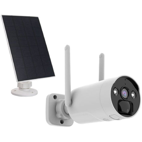 Caméra 4MP rechargeable + Panneau solaire - KYF - Pour KIT écran 7' enregistreur 4MP ULTRA HD