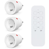 Lot 3 prises intérieur télécommandées - KYF - 2300W - Inlus télécommande