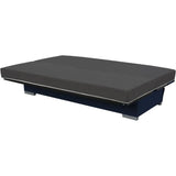 Banquette clic clac 3 places - Bleu - Couchage 120x190 cm