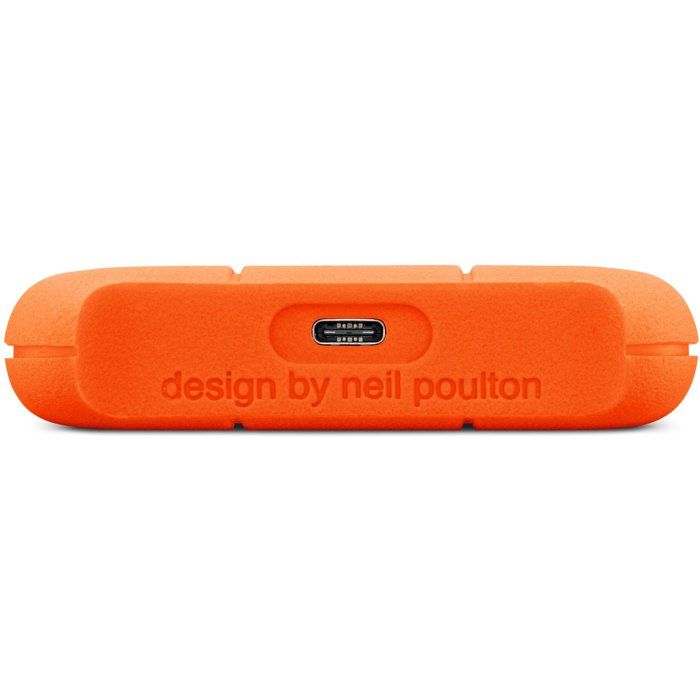 Disque dur externe - LACIE - Rugged Mini STJJ5000400 - 5 To - 3.2 Gen 1 - Orange