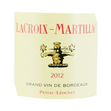 Château Lacroix Martillac 2012 Pessac - Vin rouge de Bordeaux