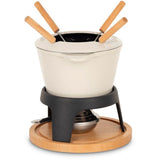 Fondue en fonte émaillée - LA FONDERIE 1890 - MONT JOLY - 1,2 L - 4 personnes - Beige