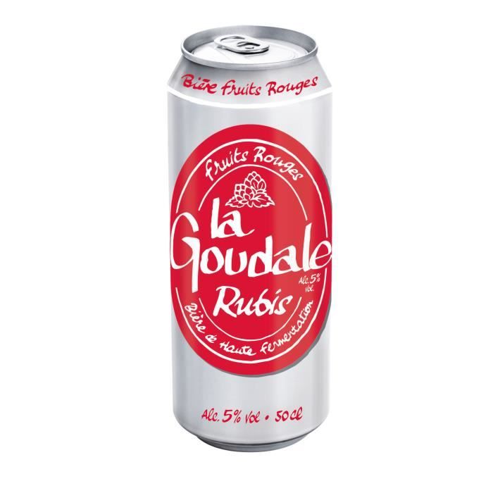 La Goudale Rubis - Biere aux fruits rouges - Canettes 12x50cl
