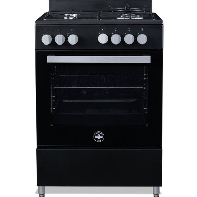 Cuisiniere a gaz BERTAZZONI LA GERMANIA PIA60GN - 4 foyers - 10,35 kW - 60 cm - Noir