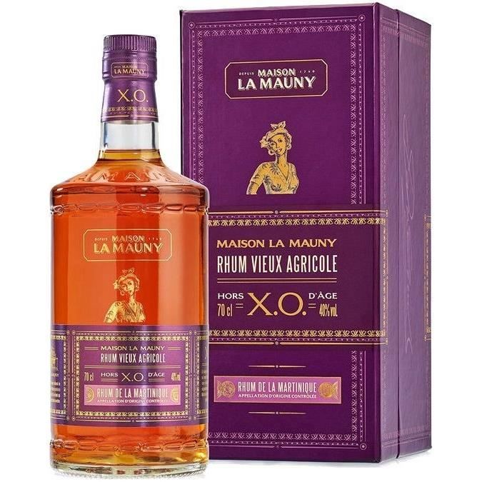 Maison La Mauny - XO - Rhum vieux agricole - 40,0% Vol. - 70cl