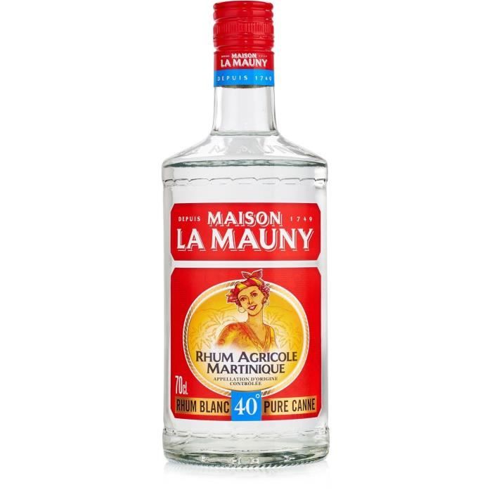 Maison La Mauny - Rhum Blanc Agricole - 40,0% Vol. - 70cl