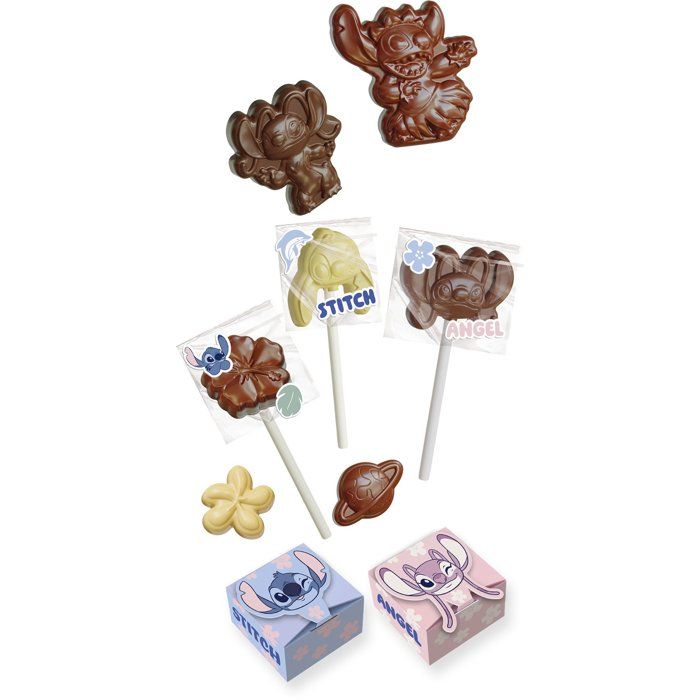 Mini délices - LANSAY - Kit de confection chocolat Stitch & Angel - Des 6 ans