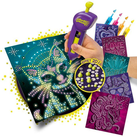 Jeu de coloriage - LANSAY - 20285 - Pixelo Phospho 2D