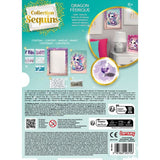 Kit loisir créatif - LANSAY - Collection sequins féérique - Dragon - Des 6 ans