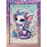 Kit loisir créatif - LANSAY - Collection sequins féérique - Dragon - Des 6 ans
