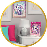 Kit loisir créatif - LANSAY - Collection sequins féérique - Dragon - Des 6 ans