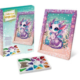Kit loisir créatif - LANSAY - Collection sequins féérique - Dragon - Des 6 ans