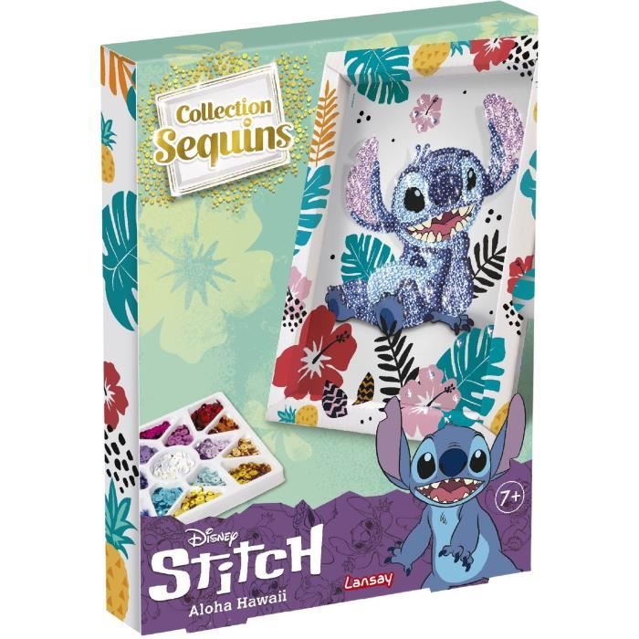 Collection sequins STITCH, Jeu de création, Set Disney Stitch, Des 7 ans, LANSAY