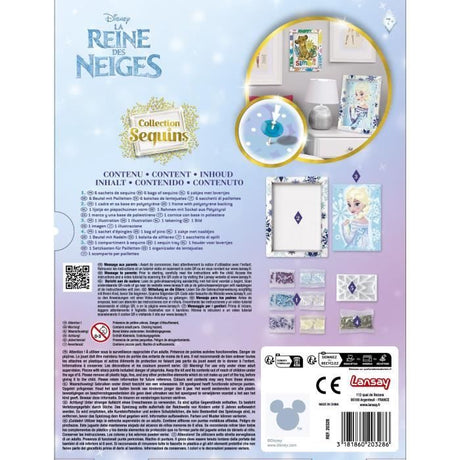 Jeu de création - LANSAY - Collection sequins - ELSA LA REINE DES NEIGES - Des 7 ans