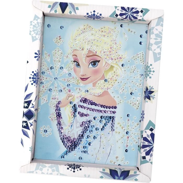 Jeu de création - LANSAY - Collection sequins - ELSA LA REINE DES NEIGES - Des 7 ans