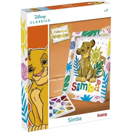 Jeu de création - LANSAY - Collection sequins - SIMBA LE ROI LION - Des 7 ans