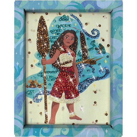 Kit loisir créatif - LANSAY - Collection sequins - Vaiana - Des 7 ans