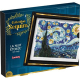 Kit loisir créatif - LANSAY - Collection Sequins - La nuit étoilée - Van Gogh - Des 14 ans