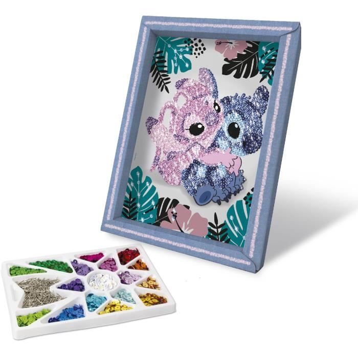 Jeu de création - LANSAY - Collection sequins - STITCH & ANGEL - Des 7 ans