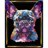 Kit loisir créatif - LANSAY - Collection Sequins - Pop art chien - Des 14 ans