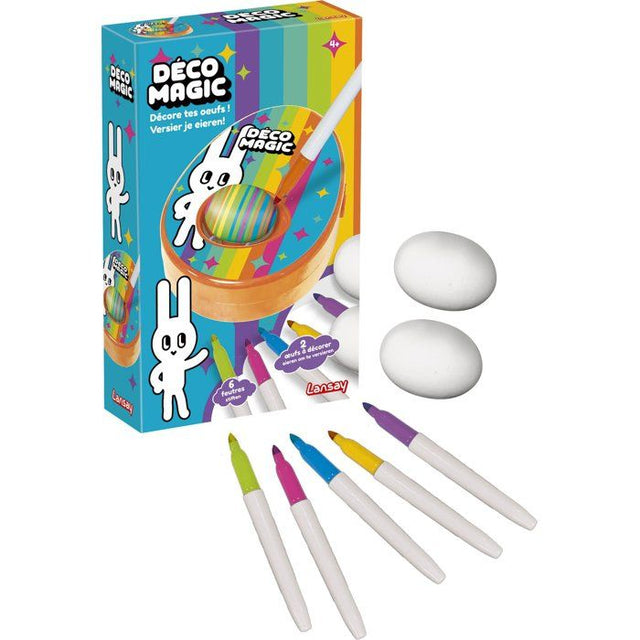 Décore tes oeufs - LANSAY - DECOMAGIC - Atelier créatif - Des 4 ans