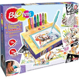 Jeu de coloriage - LANSAY - Blopens Animaux - 16 pochoirs - Lavable - Des 5 ans