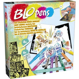 Set d'Activités Bébés Animaux - LANSAY BLOPENS - Pochoirs réutilisables - Des 5 ans