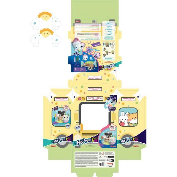 Blopens XTRA - LANSAY - Happy Sacha - Squishy - Des 6 ans