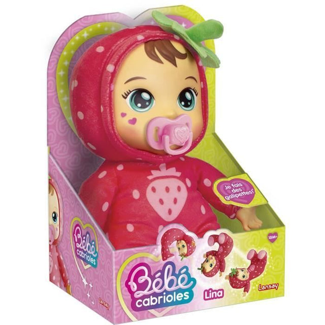 Poupon - LANSAY - Mon bébé cabrioles - Lina la fraise - Des 18 mois