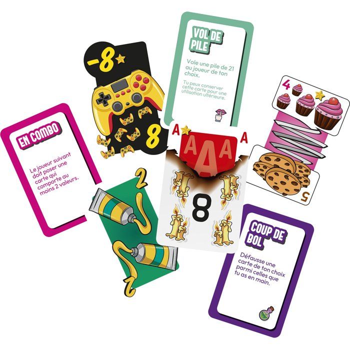 PILE POIL 21 - Jeu de société - LANSAY - Des 8 ans