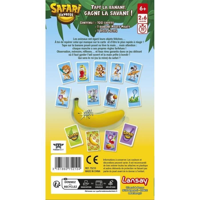 Safari Express - Jeu de société - LANSAY - Des 5 ans